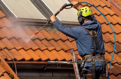 Démoussage et hydrofuge de toiture à Berling